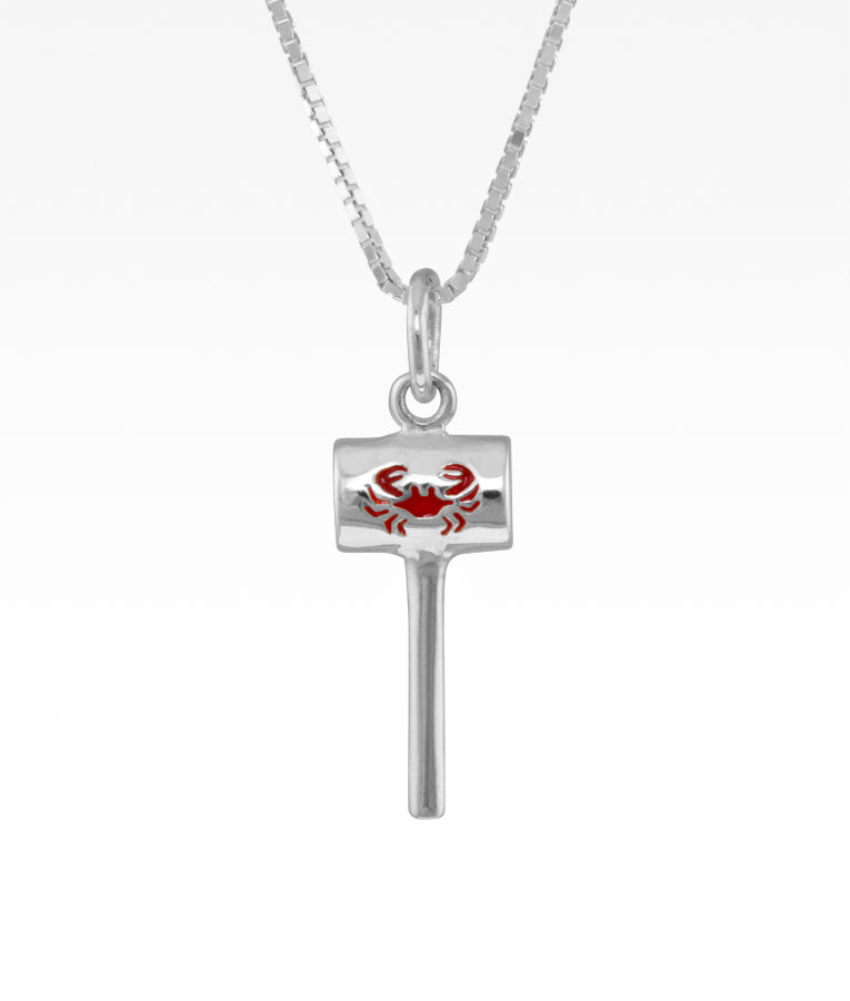 Crab Mallet Necklace