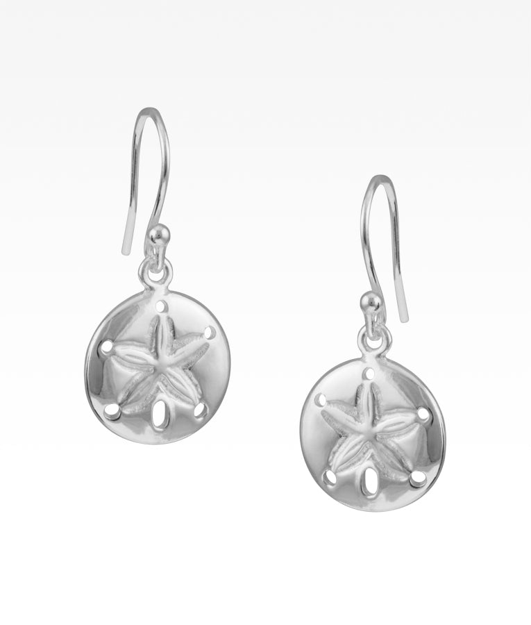 Sand Dollar Dangle Earrings