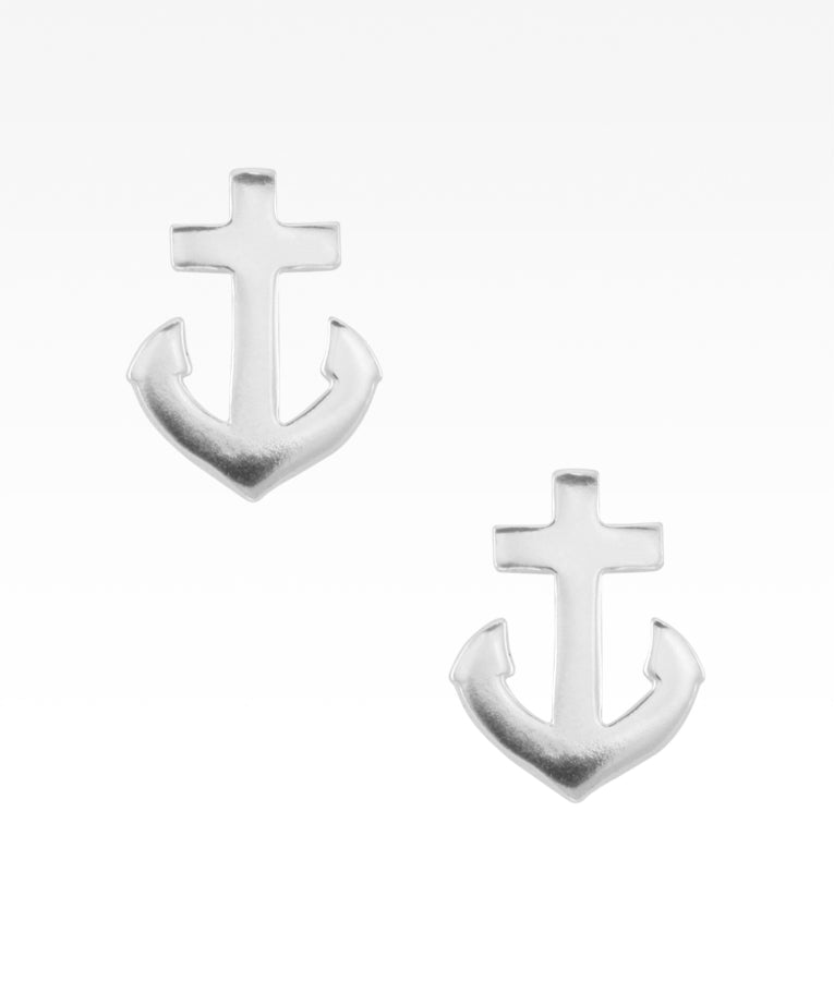 Anchor Post Earrings