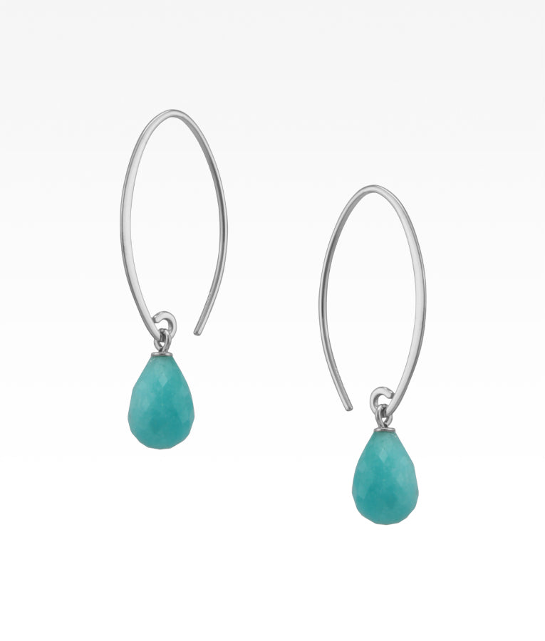 Amazonite Sweep Earrings