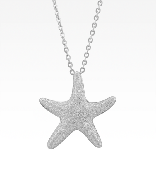 Pavé Starfish Necklace