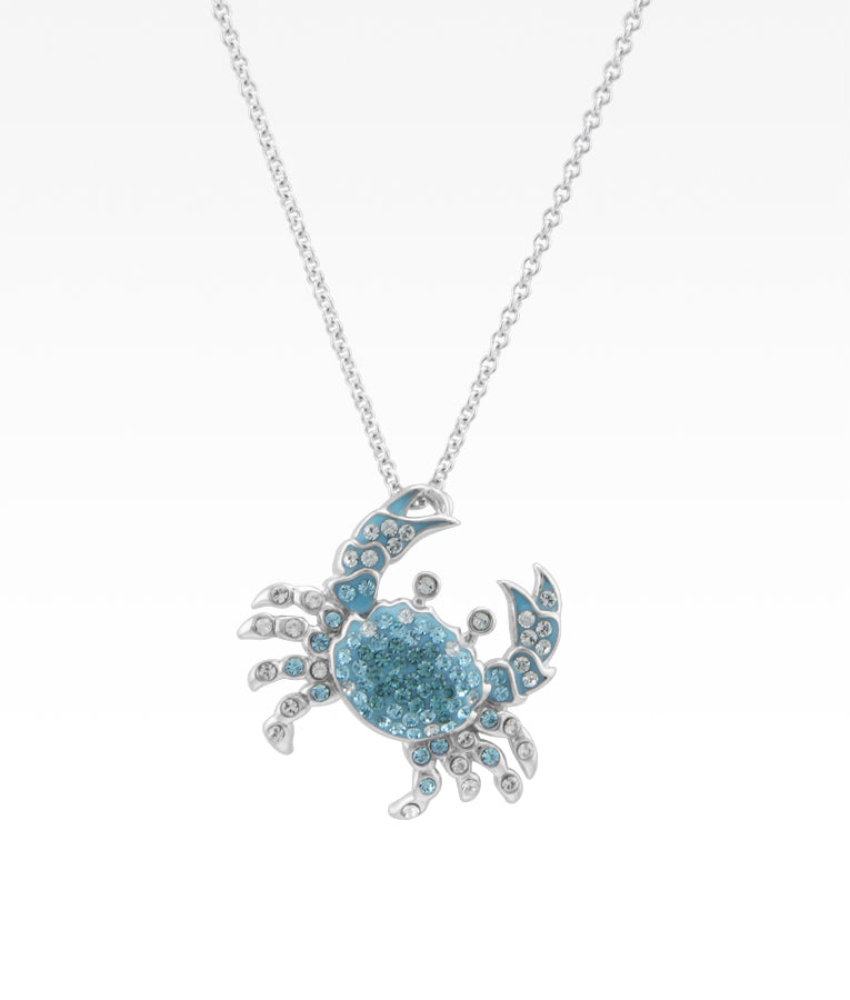 Crystal Crab Necklace