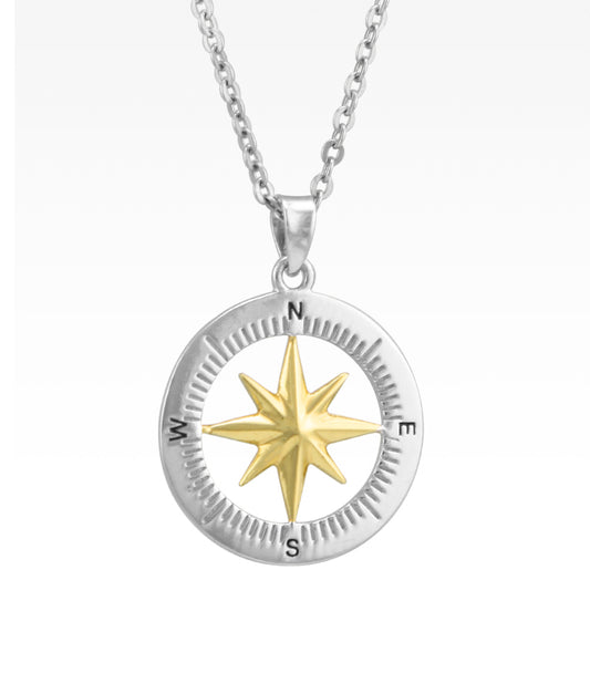 Chestertown Compass Rose Reversible Necklace