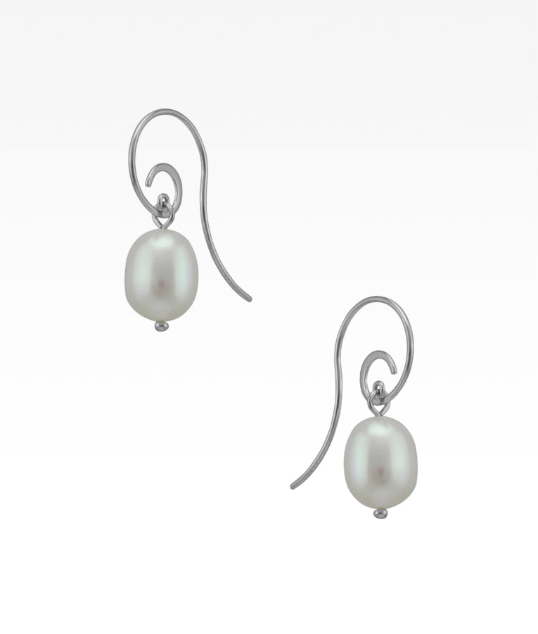 Pearl Swirl Sweep Earrings