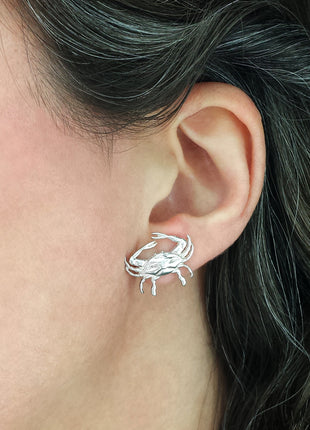Crab Post Earrings
