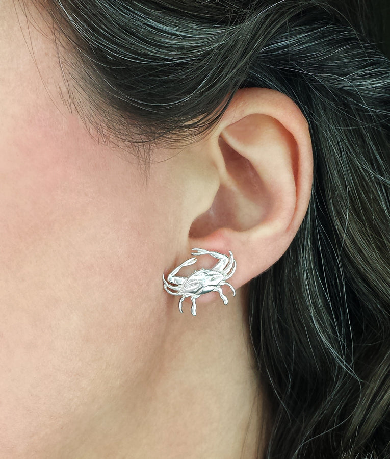 Crab Post Earrings