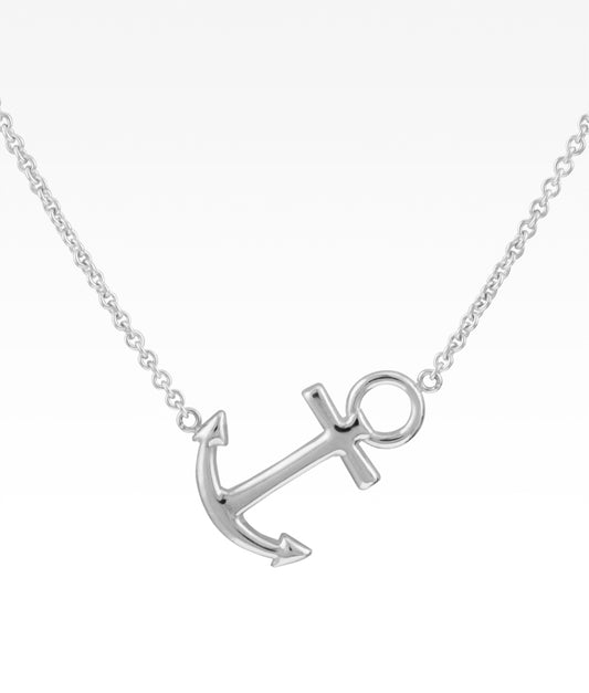 Grounded Anchor Necklace