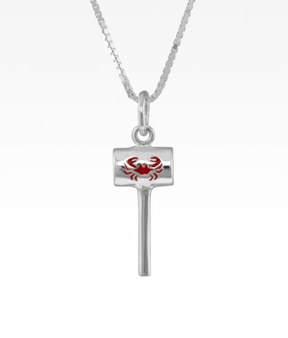 Crab Mallet Necklace