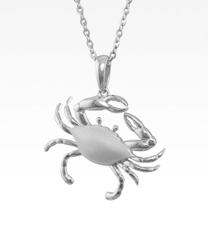 Satin Shell Crab Necklace