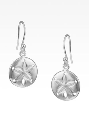 Sand Dollar Dangle Earrings