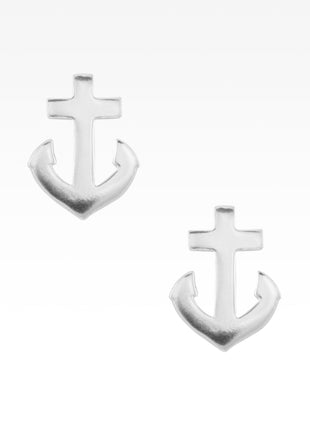 Anchor Post Earrings