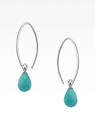 Amazonite Sweep Earrings