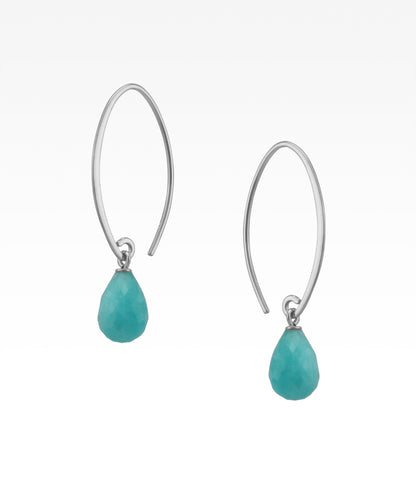 Amazonite Sweep Earrings