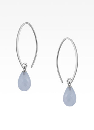 Chalcedony Sweep Earrings