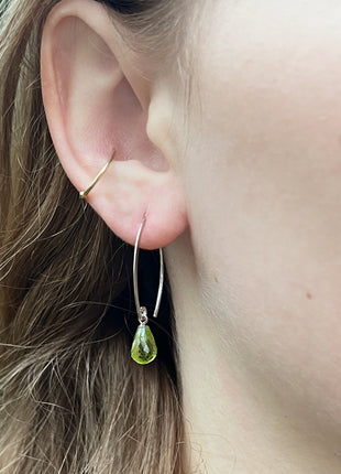 Peridot Sweep Earrings