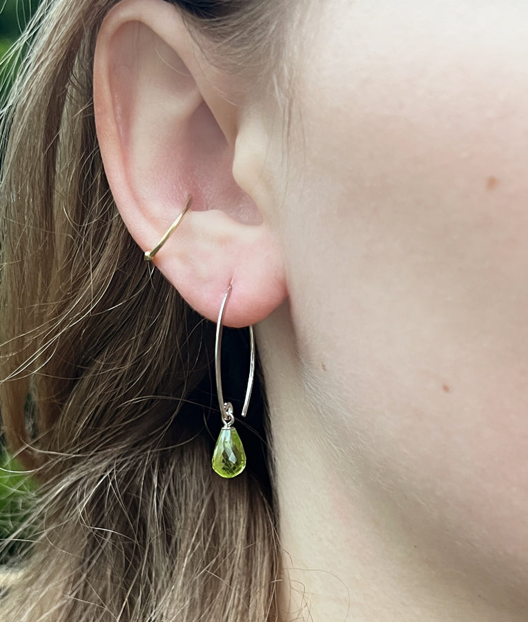 Peridot Sweep Earrings