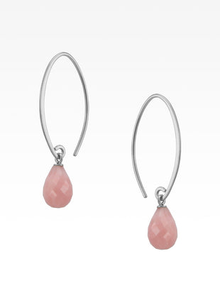Pink Opal Sweep Earrings