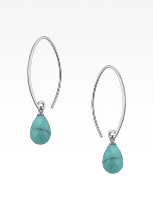 Turquoise Sweep Earrings