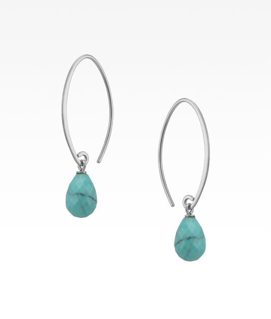 Turquoise Sweep Earrings