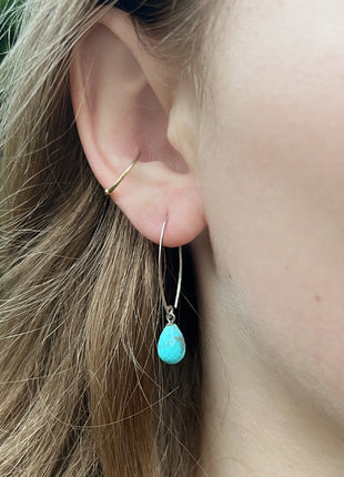 Turquoise Sweep Earrings