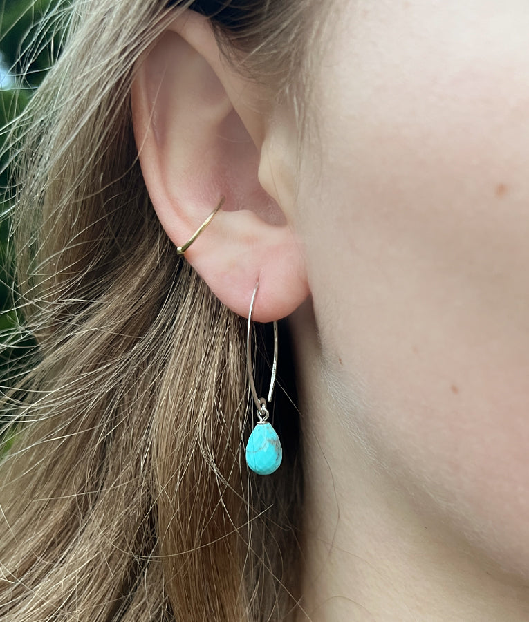 Turquoise Sweep Earrings