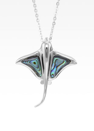 Abalone Stingray Pendant