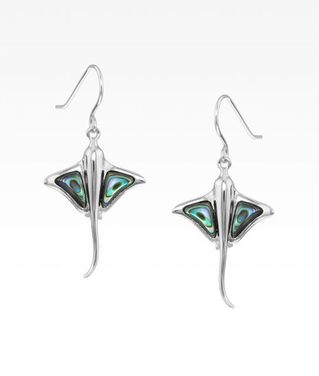 Abalone Stingray Earrings