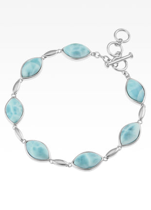 Larimar Marquise Bracelet