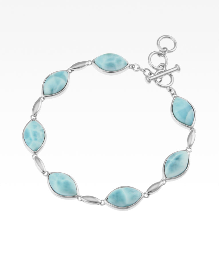 Larimar Marquis Bracelet