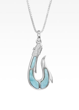 Maui's Larimar Hook Necklace