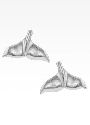 Whale Tail Post Earrings