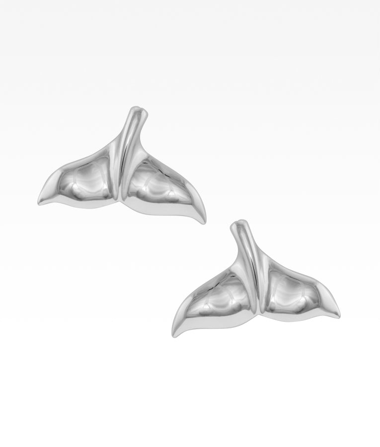 Whale Tail Post Earrings