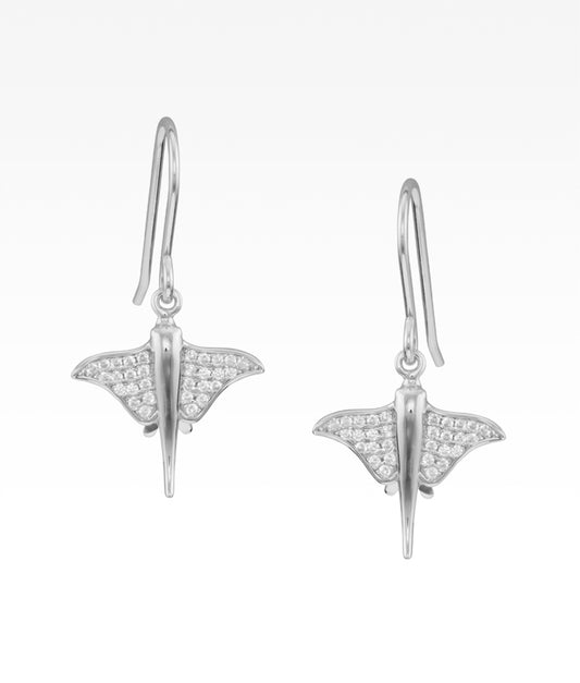 Pavé Stingray Earrings