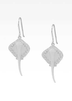 Satin Stingray Earrings