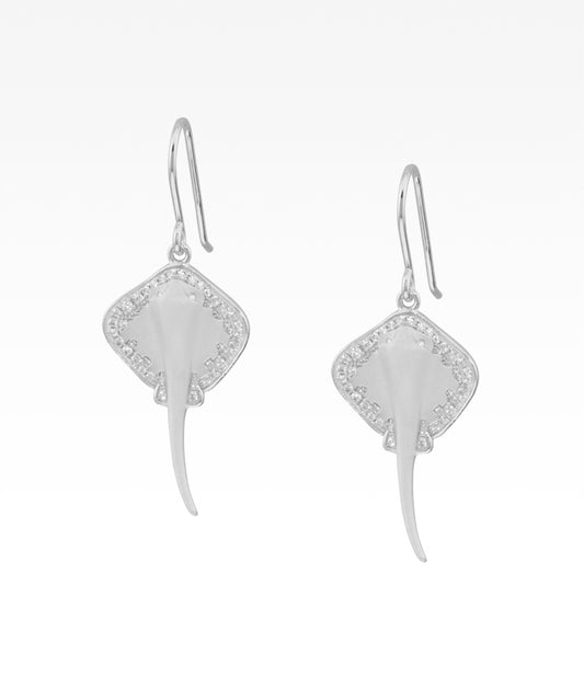 Satin Stingray Earrings