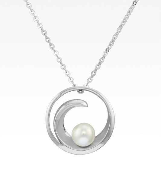 Wave with Pearl Necklace