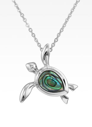 Abalone Sea Turtle Necklace