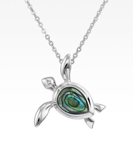 Abalone Sea Turtle Necklace