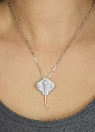 Satin Stingray Pendant