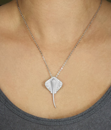 Satin Stingray Pendant