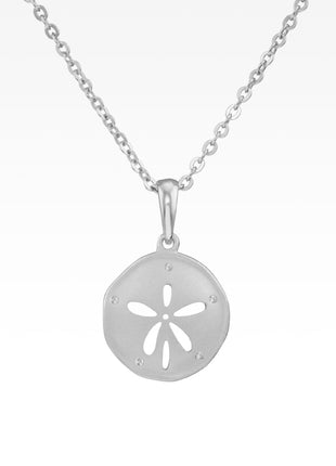 Satin Sand Dollar Pendant