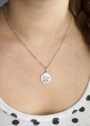 Satin Sand Dollar Pendant