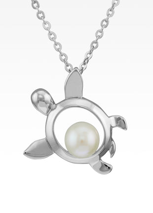 Sea Turtle with Pearl Necklace