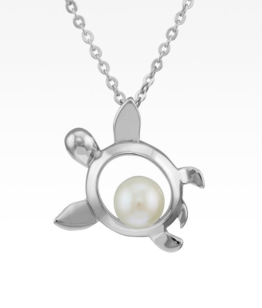 Sea Turtle with Pearl Necklace