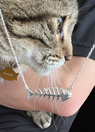 Boney Fish  Necklace