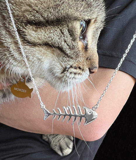 Boney Fish  Necklace