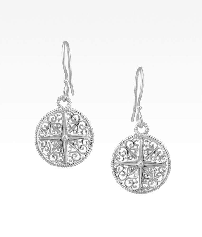 Harbor Compass Earrings