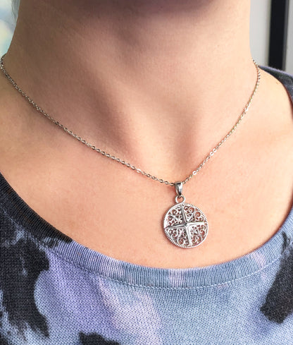 Harbor Compass Necklace