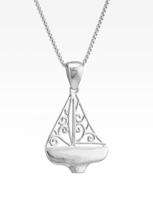 Harbor Sailboat Necklace