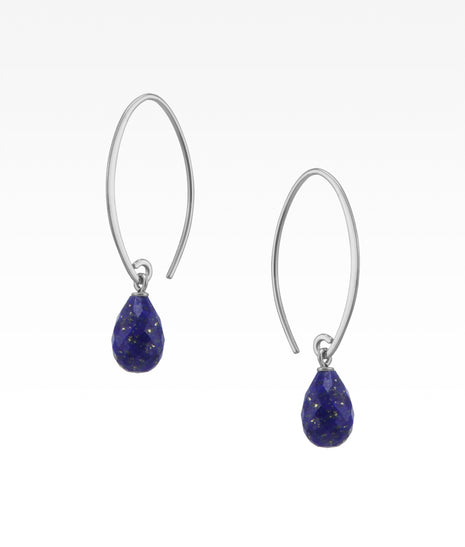 Lapis Sweep Earrings